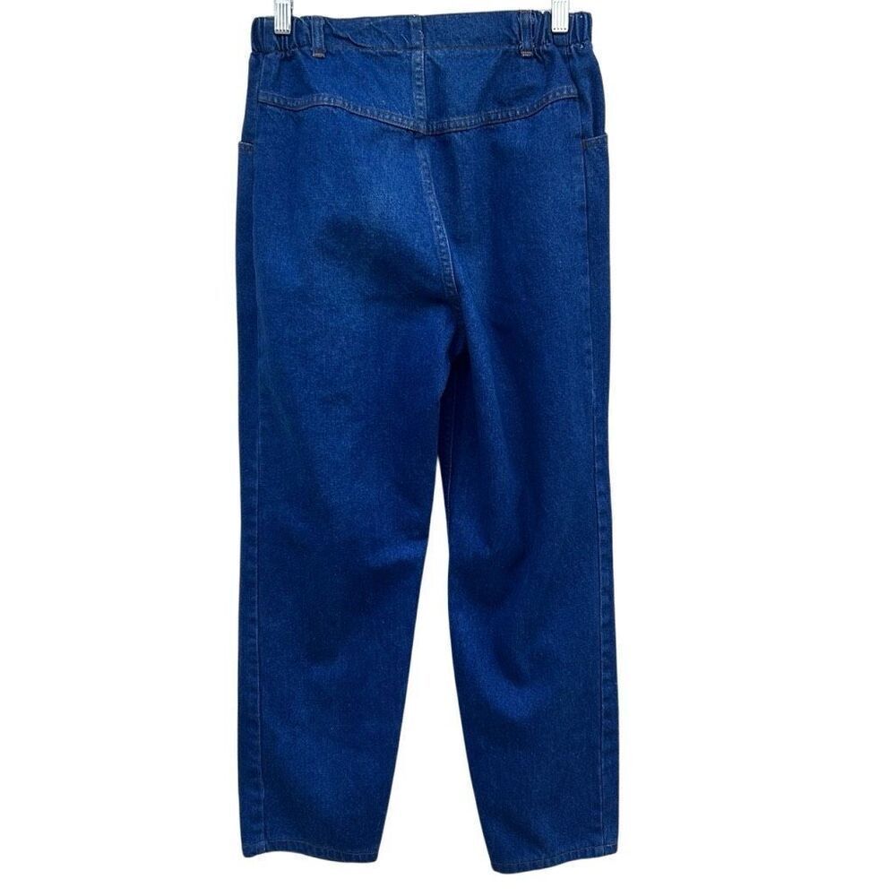 Vintage 90's Wrangler Mom Jeans Women's Size 12 Blue Denim Relaxed Fit - Picture 11 of 11